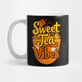 Sweet Tea Vibes Girls Southern Funny Summer Drink iced Tea Mug